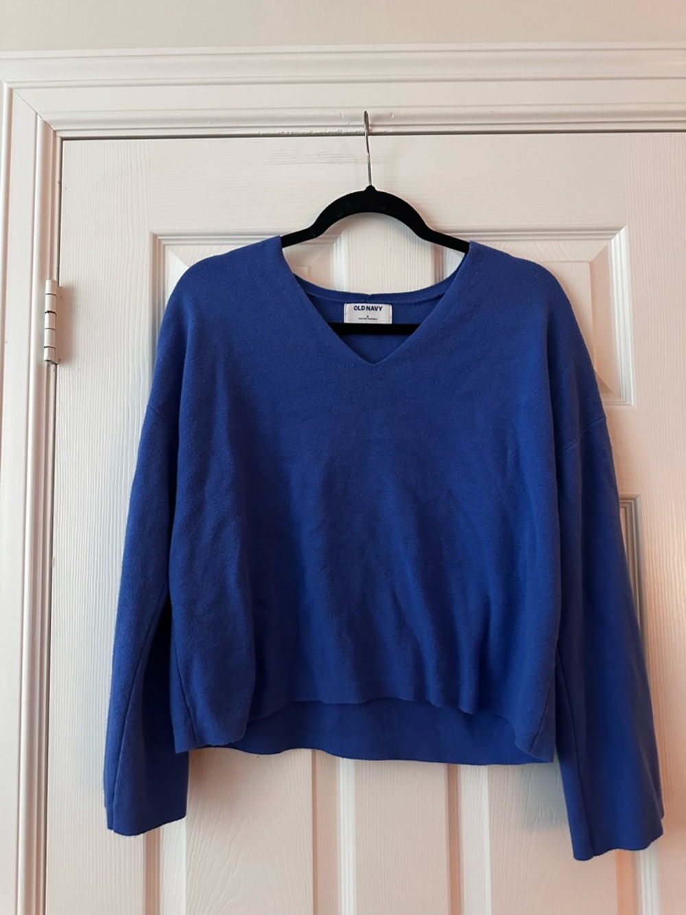 Old Navy Bright Blue V-Neck Pullover Sweater